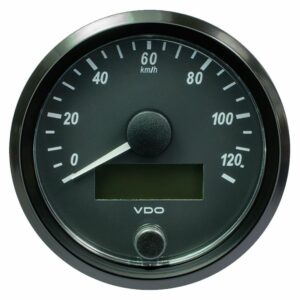 Image 1: VDO SingleViu 80mm (3-1/8") Speedometer - 160MPH