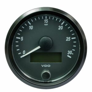 Image 1: VDO SingleViu 80mm (3-1/8") Speedometer - 30 MPH