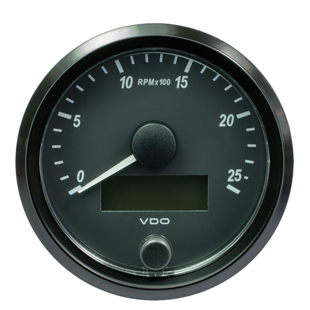 Image 1: VDO SingleViu 80mm (3-1/8") Tachometer - 2500 RPM