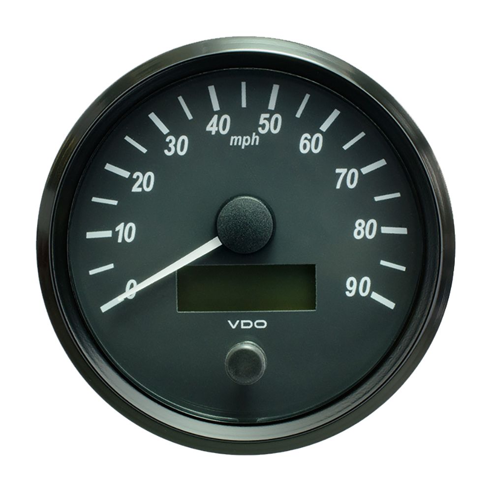 Image 1: VDO SingleViu 100mm (4") Speedometer - 90 MPH