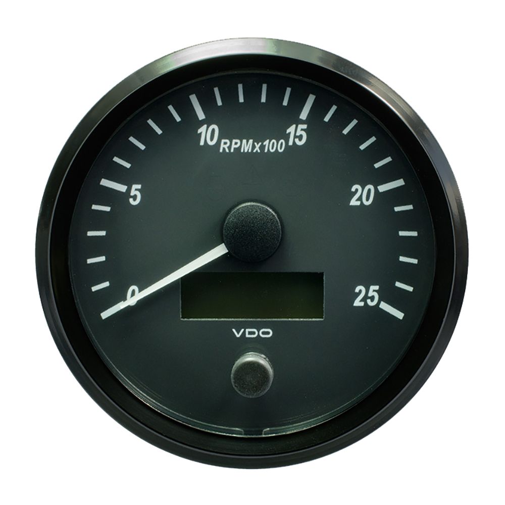 Image 1: VDO SingleViu 100mm (4") Tachometer - 2500 RPM