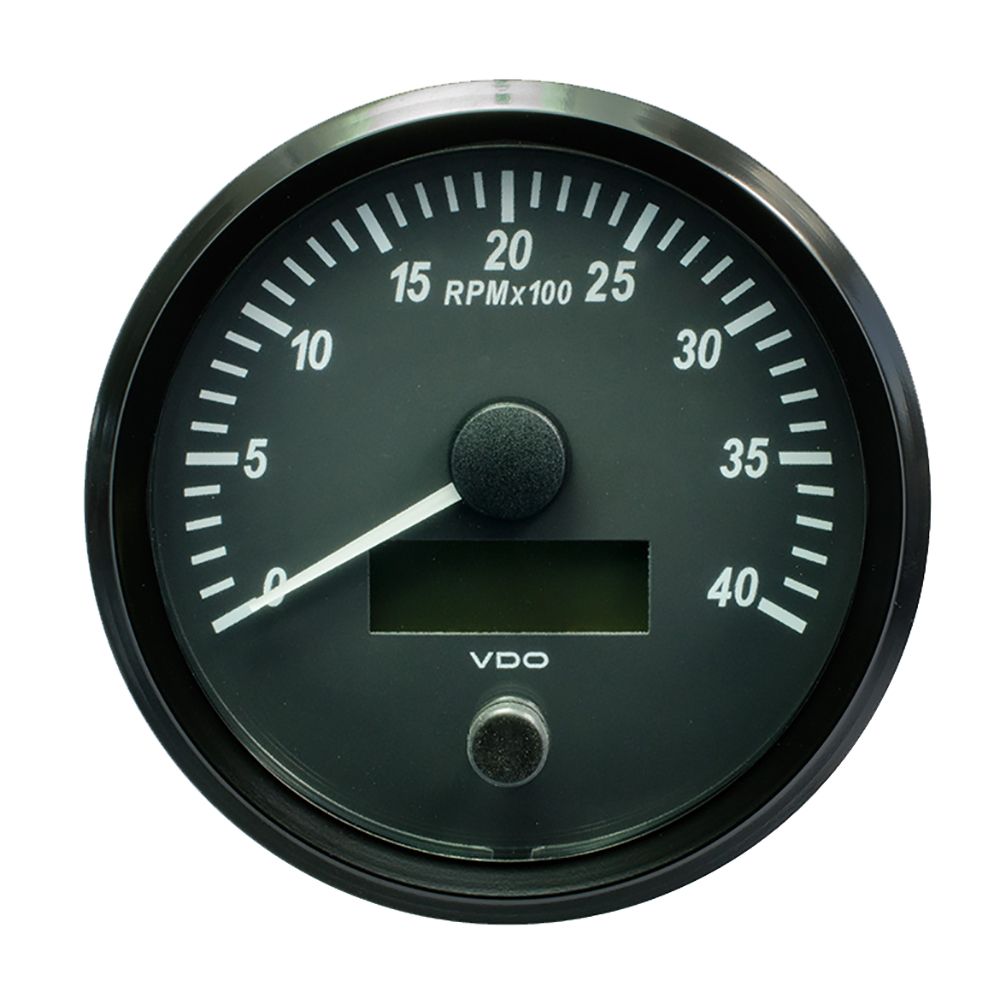 Image 1: VDO SingleViu 100mm (4") Tachometer - 4000 RPM