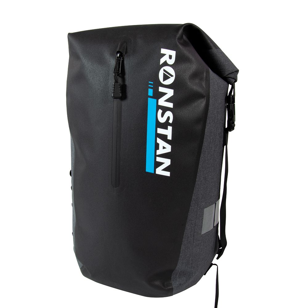Image 1: Ronstan Dry Roll Top - 30L Bag - Black & Grey