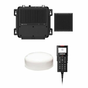 Image 1: Simrad RS100-B Black Box VHF Radio w/Class B AIS & GPS Antenna