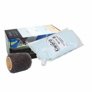 Image 1: KiwiGrip 1 Liter Pouch - Blue w/4" Roller