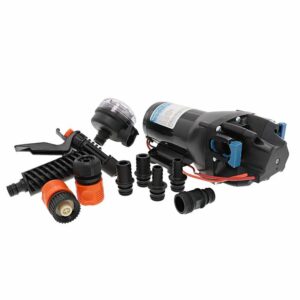 Image 1: Jabsco HotShot HD4 Heavy Duty Washdown Pump - 24V - 4 GPM - 60 PSI