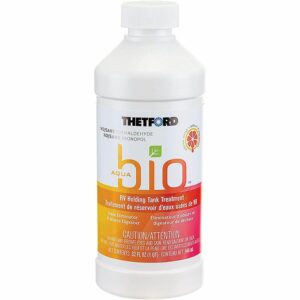 Image 1: Thetford AquaBio RV Holding Tank Treatment - Citrus Twist Scent - Formaldehyde Free - 32oz