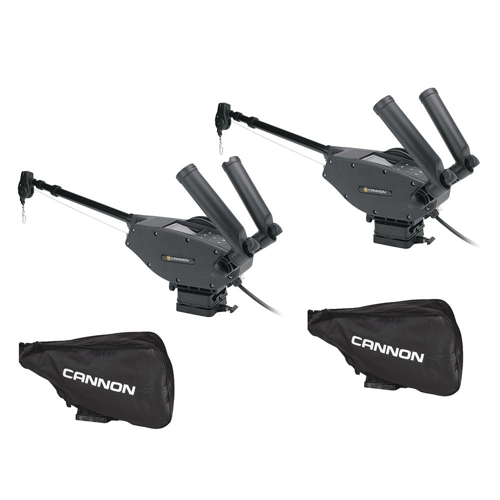 Image 1: Cannon Optimum™ 10 BT Electric Downrigger 2-Pack w/Black Covers