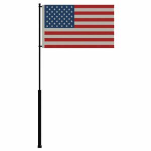 Image 1: Mate Series Flag Pole - 72" w/USA Flag
