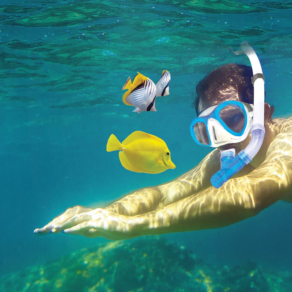 Image 2: Aqua Leisure Gemini Pro Adult Combo Dive Set Mask & Snorkel *Assorted Colors