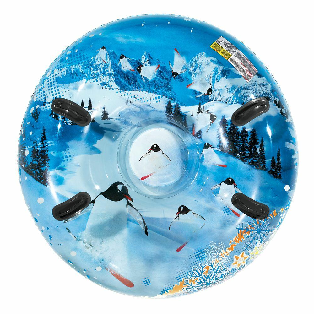 Image 1: Aqua Leisure 48" Pipeline Sno™ Mega 2-Person Sno-Tube - Air Penguin