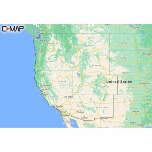 Image 1: C-MAP M-NA-Y211-MS US Lakes West REVEAL™ Inland Chart