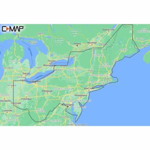 Image 1: C-MAP M-NA-Y213-MS US Lakes East REVEAL™ Inland Chart