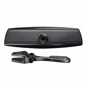 Image 1: PTM Watersports Mirror/Bracket Kit w/VR-140 PRO Mirror & CFR-200 (Black)