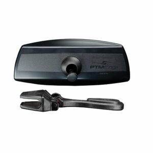 Image 1: PTM Watersports Mirror/Bracket Kit w/VR-100 PRO Mirror & CFR-200 (Black)