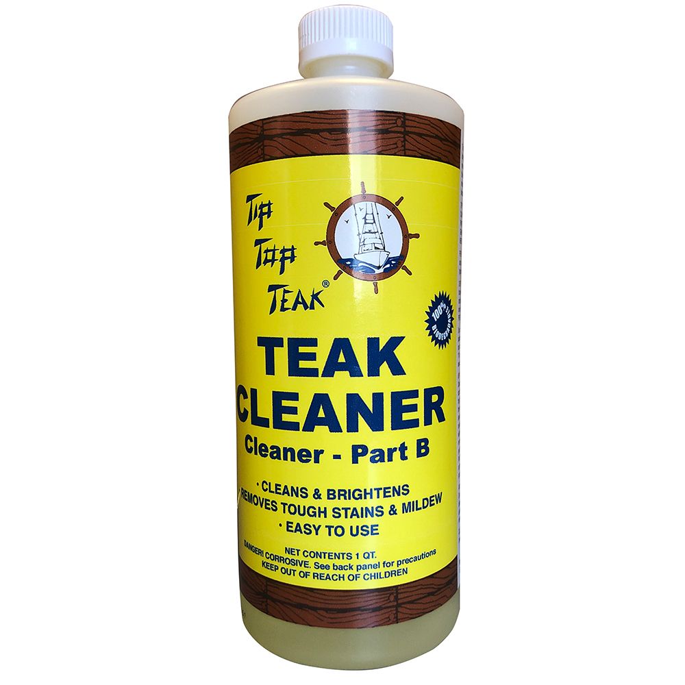 Image 1: Tip Top Teak Cleaner Part B - Quart