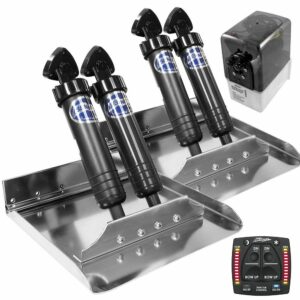 Image 1: Bennett Marine 12x12 Sport Tab System w/One Box Indication