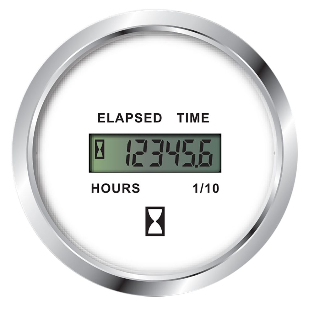 Image 1: Faria Newport SS 2" Digital Hourmeter