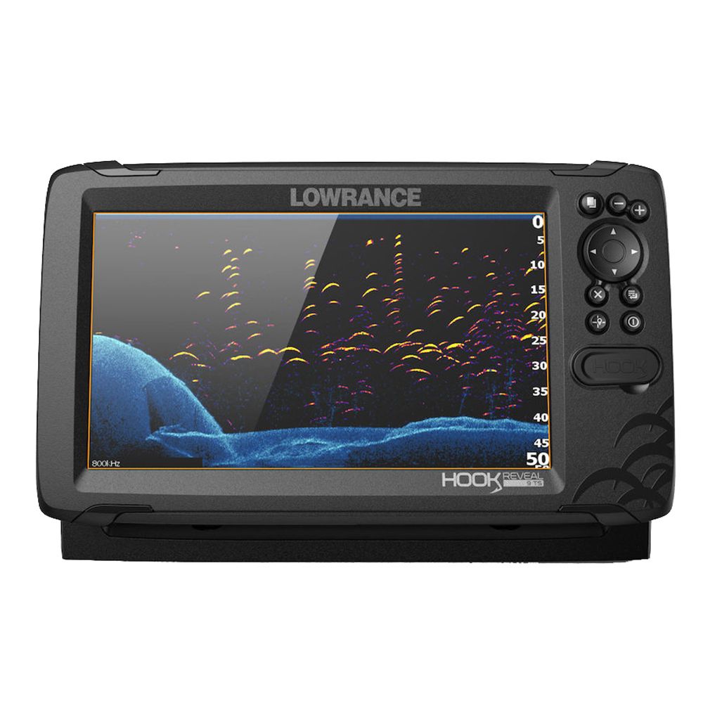 Image 1: Lowrance HOOK Reveal 9 Combo w/50/200kHz HDI Transom Mount & C-MAP Discover Chart