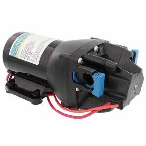 Image 1: Flojet Heavy Duty RV Water Pump w/Strainer - 12V - 3GPM - 50PSI