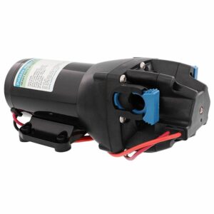 Image 1: Flojet Heavy Duty RV Water Pump w/Strainer - 12V - 4GPM - 50PSI