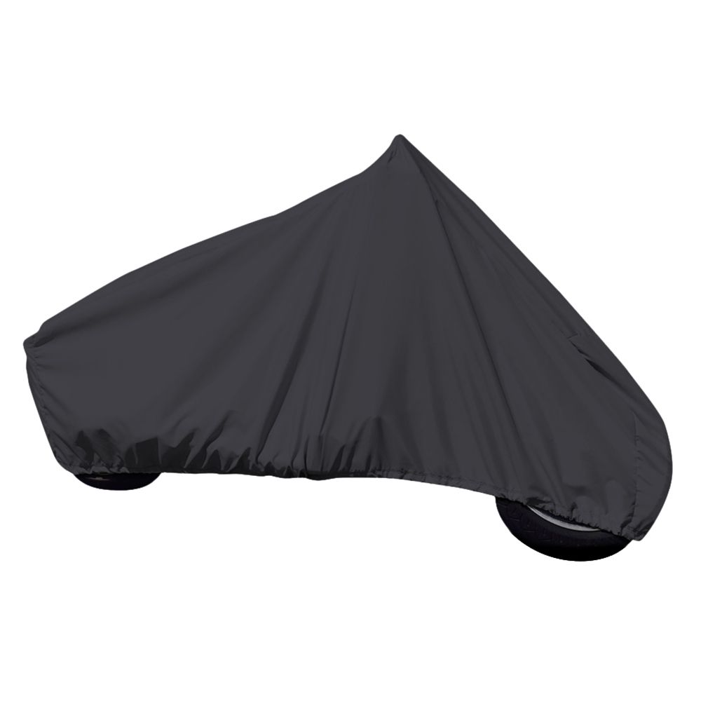 Image 1: Carver Sun-Dura Motorcycle Cruiser w/Up to 15" Windshield Cover - Black