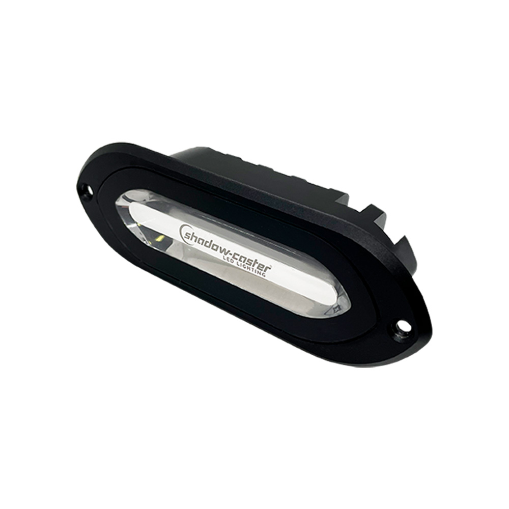 Image 1: Shadow-Caster SCM-SL Series Flush Mount Spreader Light -Black Housing - Full-Color