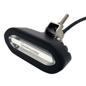 Image 1: Shadow-Caster SCM-SL Series Bracket Mount Spreader Light - Black Housing - Full-Color