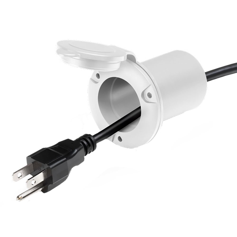 Image 1: Guest AC Universal Plug Holder - White