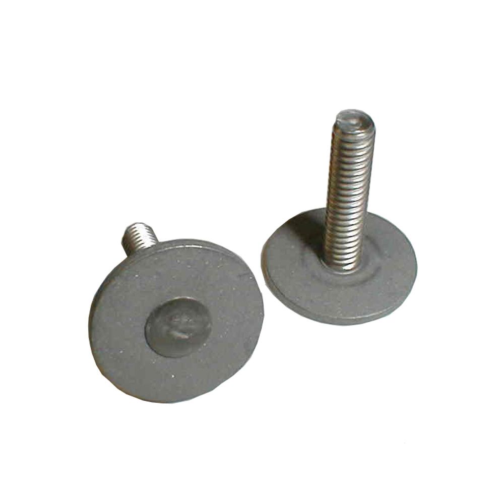 Image 1: Weld Mount Stainless Steel Panel Stud .62" Base 8 x 32 Thread 1.25" Tall - 100 Pack