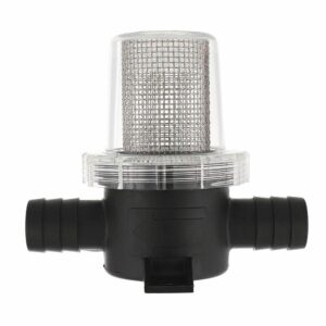 Image 1: Jabsco Pumpgard In-Line Strainer 3/4 Hose - 40 Mesh
