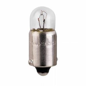 Image 1: VDO Type B - White Metal Base Bulb - 12V - 4 Pack