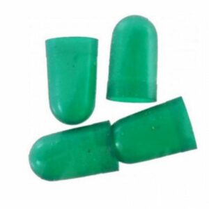 Image 1: VDO Light Diffuser f/Type D Peanut Bulb - Green - 4 Pack