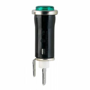 Image 1: VDO Green Snap-In Panel Mount Light - 12V
