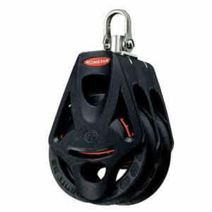 Image 1: Ronstan Series 55 BB Orbit Block, Double Becket Swivel