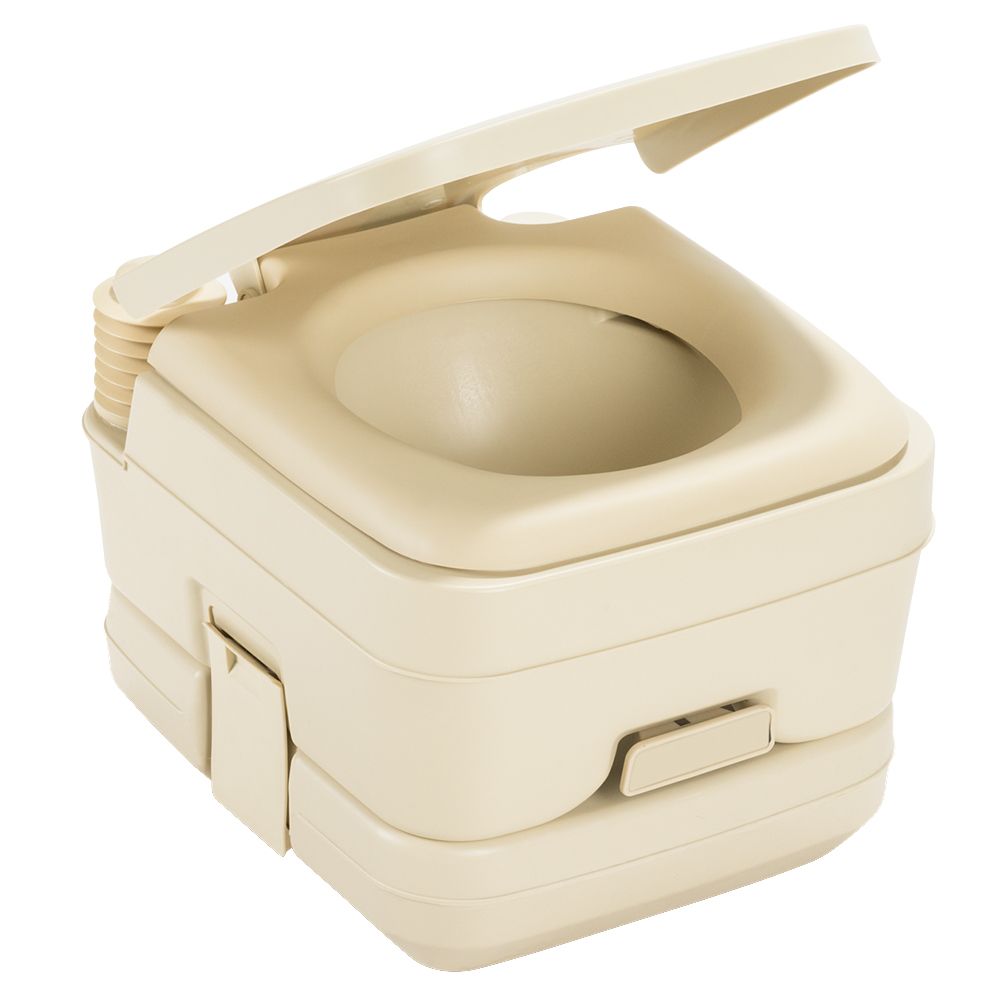 Image 1: Dometic 962 Portable Toilet - 2.5 Gallon - Parchment