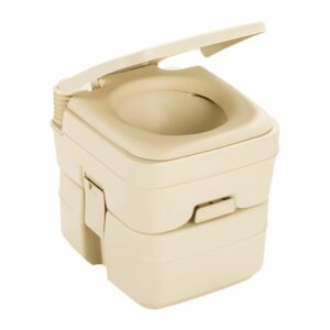 Image 1: Dometic™ 966 Portable Toilet - 5 Gallon - Parchment