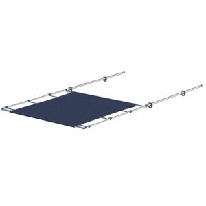 Image 1: SureShade PTX Power Shade - 51" Wide - Stainless Steel - Navy