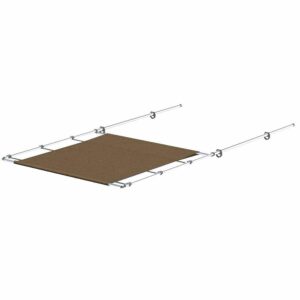 Image 1: SureShade PTX Power Shade - 51" Wide - Stainless Steel - Toast