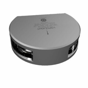 Image 1: Lopolight Series 301-011 - Masthead Light - 5NM - Horizontal Mount - White - Silver Housing