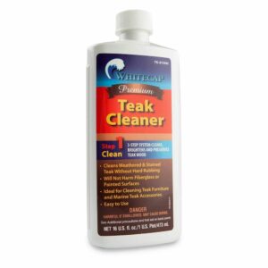 Image 1: Whitecap Premium Teak Cleaning - 16oz