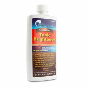 Image 1: Whitecap Premium Teak Brightener - 16oz