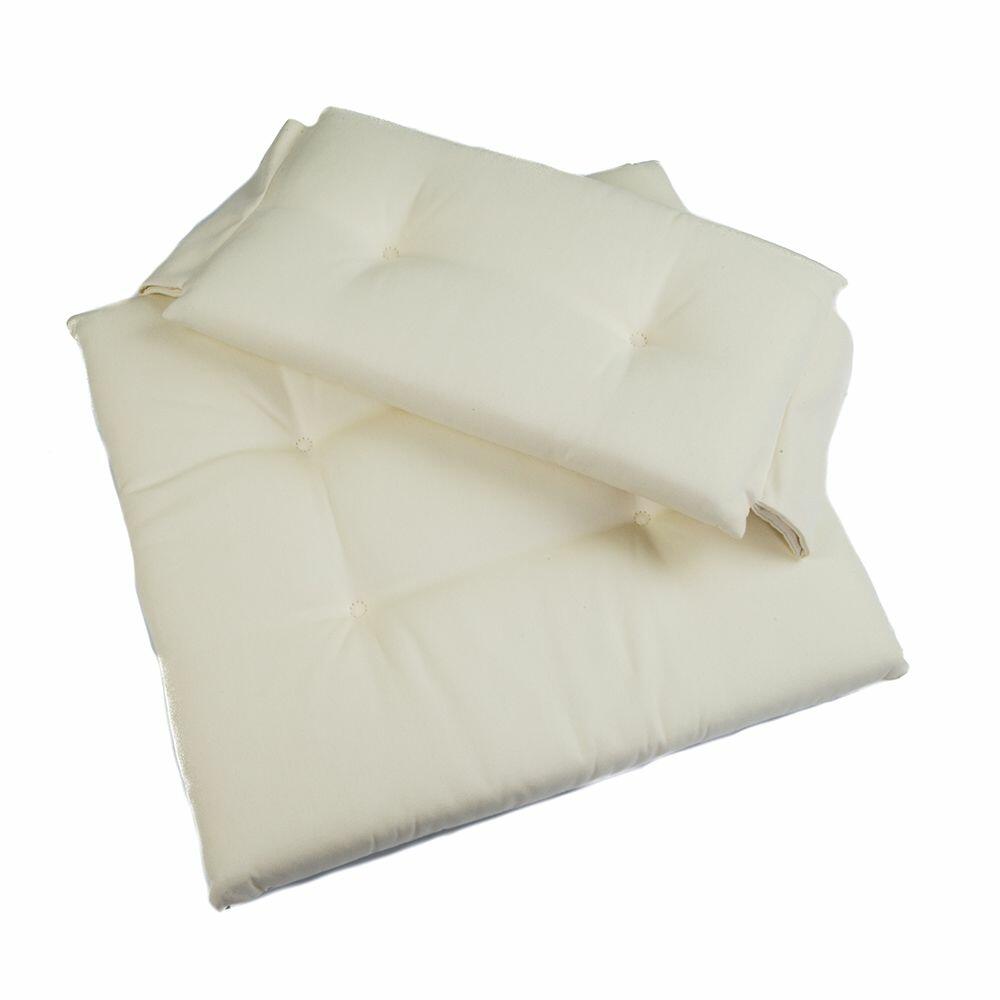 Image 1: Whitecap Director's Chair II Replacement Seat Cushion Set - Crème