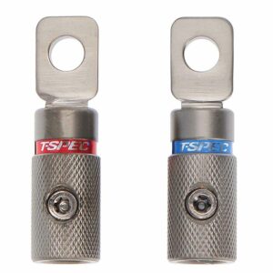 Image 1: T-Spec VR48 V10 Heavy Duty Set Screw Terminals - 4 AWG - 2 Pack