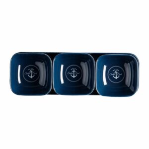 Image 1: Marine Business Melamine Snack Set - SAILOR SOUL - Set of 4