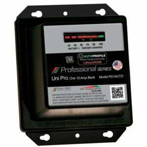 Image 1: Dual Pro PS1 Auto 15A - 1-Bank Lithium/AGM Battery Charger