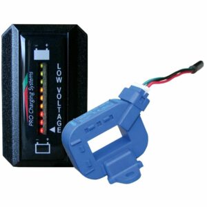 Image 1: Dual Pro Lithium Battery Gauge - Single - Rectangle Vertical Display