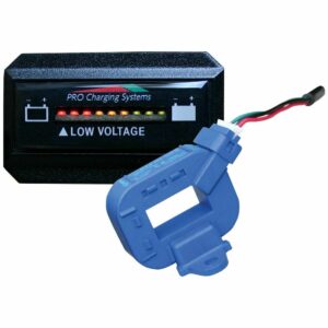 Image 1: Dual Pro Lithium Battery Gauge - Single - Rectangle Horizontal Display