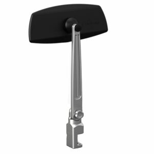 Image 1: PTM Watersports Pontoon Mirror/Bracket Kit w/VR-100 Pro & PCX-200 (Silver)