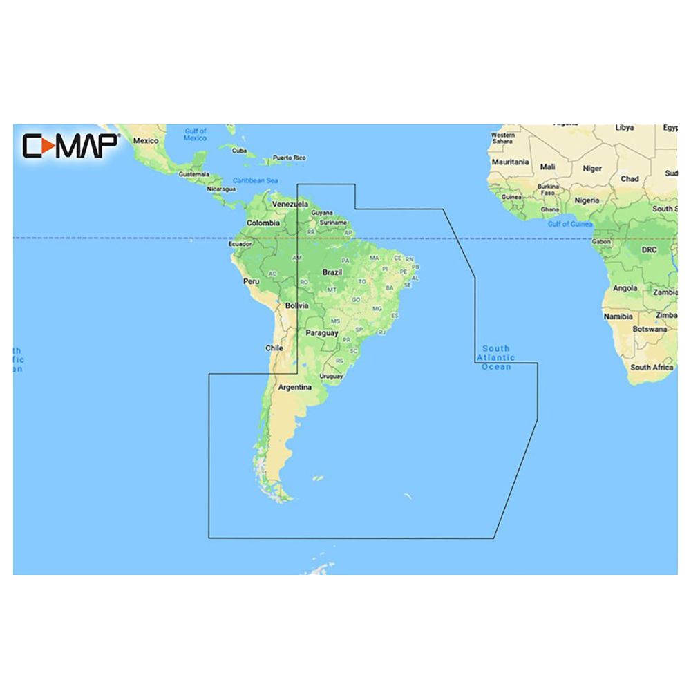 Image 1: C-MAP REVEAL™ Chart - South America - East Coast